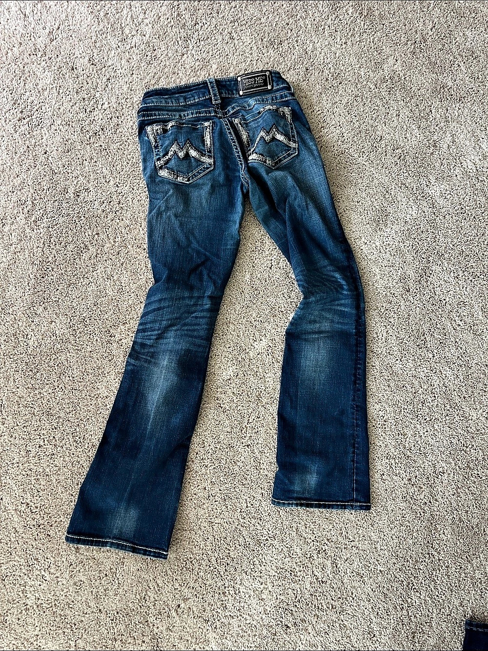 Miss Me Girls Jeans Blue Size 8